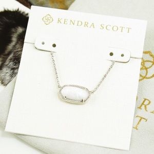 Kendra Scott Elisa White Opal Necklace
